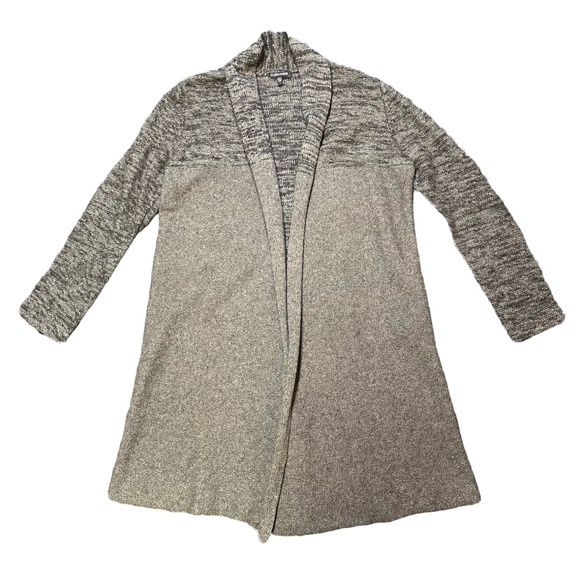 Eileen Fisher Wool Silk Blend Cardigan Sweater Size Medium Grey - Picture 1 of 7